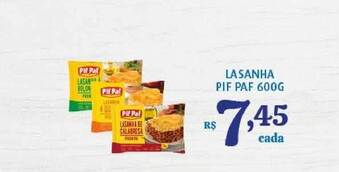 Bahamas Supermercados Lasanha Pif Paf 600g oferta