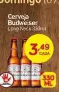 Rede Bom Lugar Cerveja Budweiser Long Neck 330ml oferta