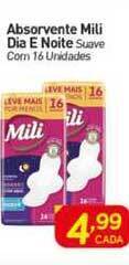 Rede Bom Lugar Absorvente Mili Dia E Noite oferta