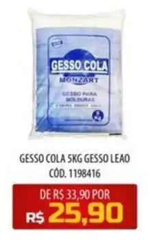 Amoedo GESSO COLA 5KG GESSO LEAO CÓD. 1198416 oferta