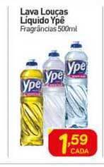 Rede Bom Lugar Lava Louças Liquido Ypê 500ml oferta