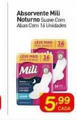 Rede Bom Lugar Absorvente Mili Noturno oferta