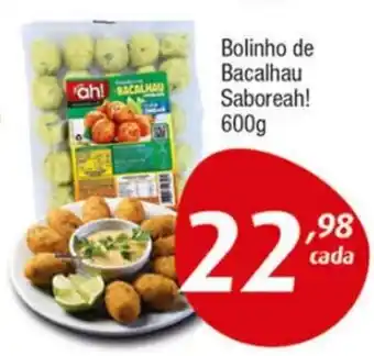 Supermercados Intercontinental Bolinho de Bacalhau Saboreah! 600g oferta