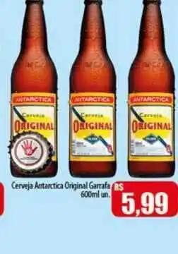 Proença Supermercados Cerveja Antarctica Original 600ml oferta