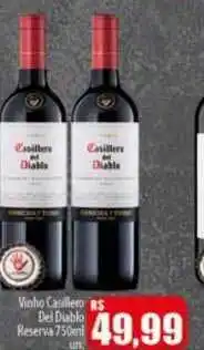 Proença Supermercados Vinho Casillero Del Diablo Reserva 750ml oferta
