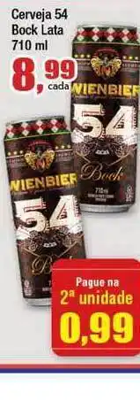 Paulistão Supermercados Cerveja 54 Bock 710ml oferta