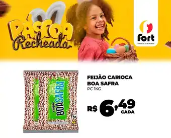 Fort Atacadista FEIJÃO CARIOCA BOA SAFRA PC 1KG oferta