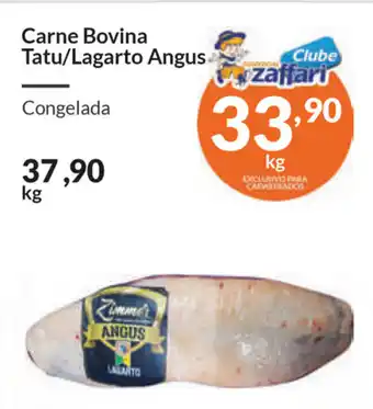 Comercial Zaffari Carne Bovina Tatu/ Lagarto Angus 1kg oferta
