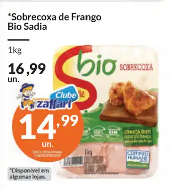 Comercial Zaffari Sobrecoxa de Frango Bio Sadia 1kg oferta
