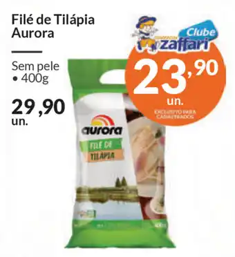 Comercial Zaffari File de Tilapia Aurora 400g oferta
