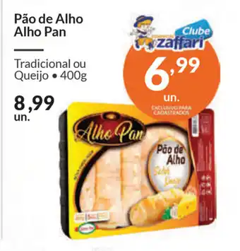Pao de Alho Alho Pan 400g