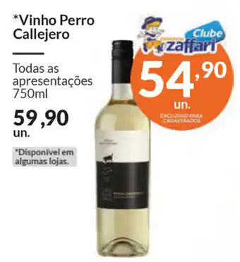 Comercial Zaffari Vinho Perro Callejero 750ml oferta
