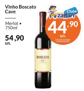 Comercial Zaffari Vinho Boscato Cave 750ml oferta