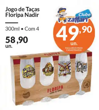 Jogo de Tacas Floripa Nadir 300ml