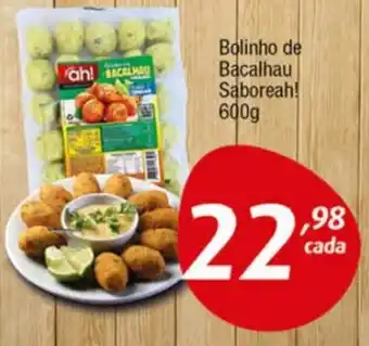 Supermercados Intercontinental Bolinho de Bacalhau Saboreah! 600g oferta