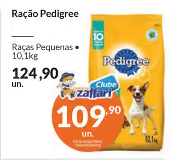 Comercial Zaffari Racao Pedigree 10.1kg oferta