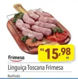 Supermercados Condor Linguiça Toscana Frimesa oferta