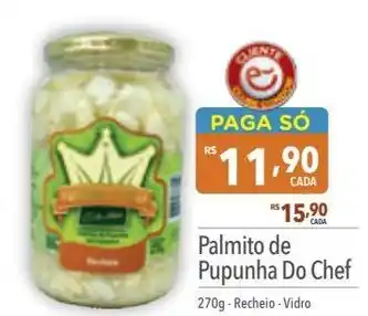 Supermercados Condor Palmito de Pupunha Do Chef 270g-Recheio-Vidro oferta