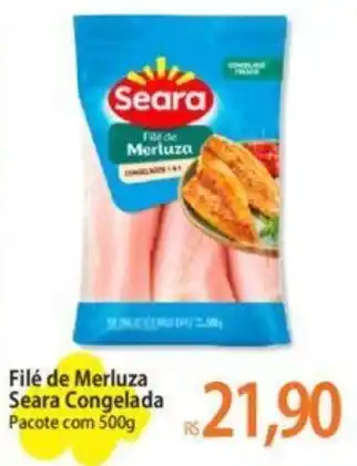 Atacadão Filé de Merluza Seara Congelada Pacote com 500g oferta