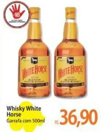 Atacadão Whisky White Horse Garrafa com 500ml oferta