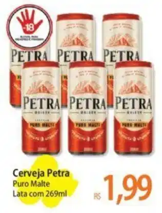 Atacadão Cerveja Petra Puro Malte Lata com 269ml oferta