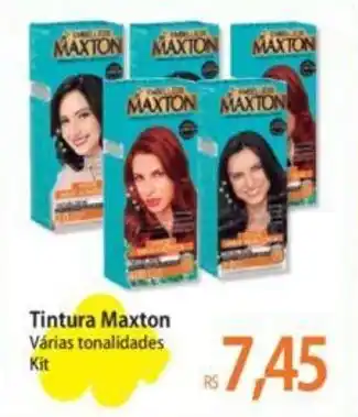 Atacadão Tintura Maxton Várias tonalidades Kit oferta