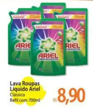 Atacadão Lava Roupas Líquido Ariel Clássico Refil com 700ml oferta