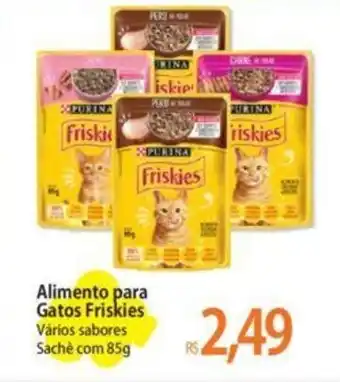 Atacadão Alimento para Gatos Friskies Vários sabores Sachê com 85g oferta