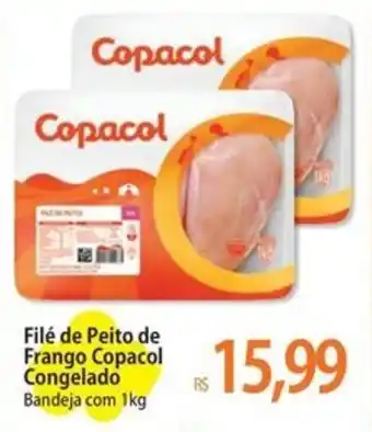 Atacadão Filé de Peito de Frango Copacol Congelado Bandeja com 1kg oferta