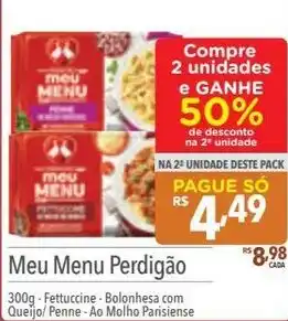 Supermercados Condor Meu Menu Perdigão oferta