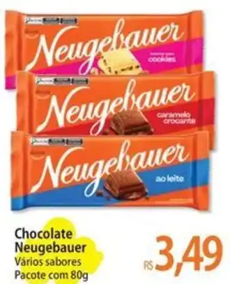 Atacadão Chocolate Neugebauer Vários sabores Pacote com 80g oferta