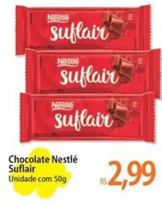 Atacadão Chocolate Nestlé Suflair Unidade com 50g oferta