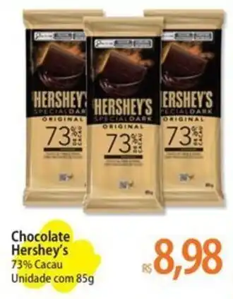 Atacadão Chocolate Hershey's 73% Cacau Unidade com 85g oferta