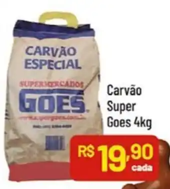 Supermercados Goes Carvão Super Goes 4kg oferta