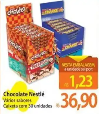 Atacadão Chocolate Nestlé Vários sabores Caixeta com 30 unidades oferta