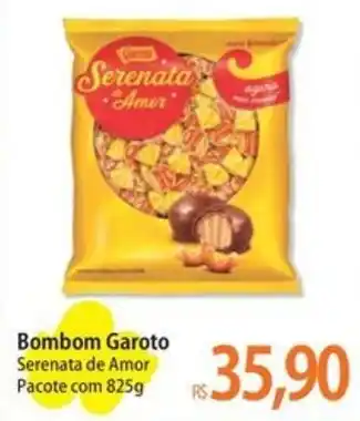 Atacadão Bombom Garoto Serenata de Amor Pacote com 825g oferta