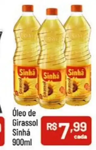 Supermercados Goes Óleo de Girassol Sinha 900ml oferta