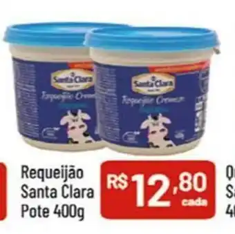 Supermercados Goes Requeijão Santa Clara Pote 400g oferta