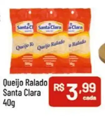 Supermercados Goes Queijo Ralado Santa Clara 40g oferta