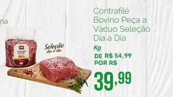 Contrafilé Bovino Peça A Vácuo Seleção Dia A Dia 1kg