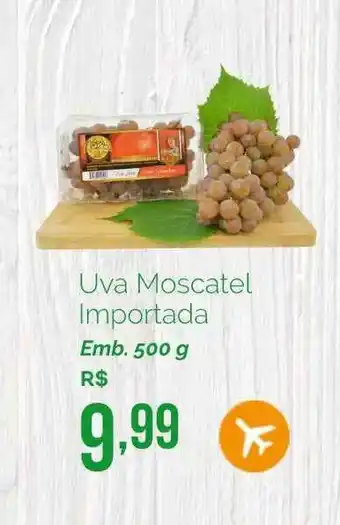 Oba Hortifruti Uva Moscatel Importada 500g oferta