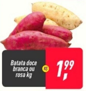 Frangolândia Batata Doce Branca ou rosa 1kg oferta