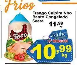 Mialich Supermercados Frango Caipira Nho Bento Congelado Seara 1kg oferta