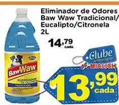 Eliminador De Odores Baw Tradicional-eucalipto-citronela 2L