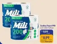Superpão Mili - toalha papel oferta