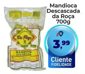 Tonin Superatacado Da roça - mandioca descascada oferta