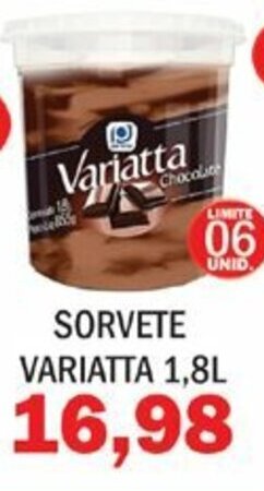 Supermercados Mendonça Sorvete Variatta 1.8L oferta