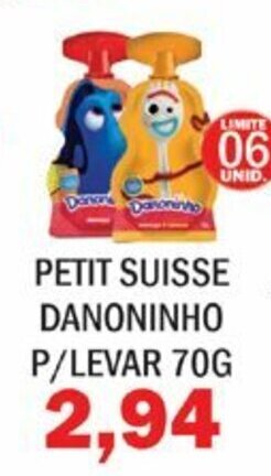 Petit Suisse Danoninho p/Levar 70g