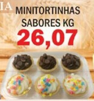 Minitortinhas Sabores 1kg