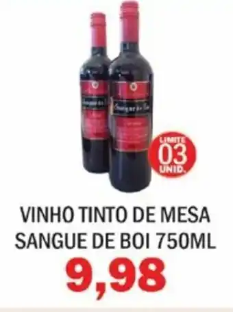 Supermercados Mendonça Vinho Tinto de Mesa Sangue de Boi 750ml oferta